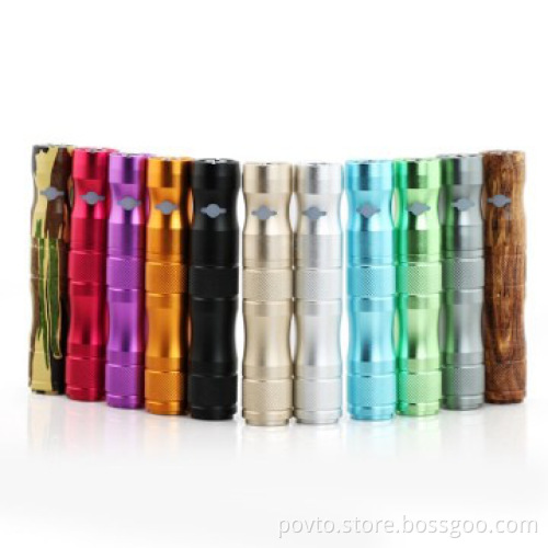 Bamboo style mechanical mod x6 ecig, variable voltage x6 mod